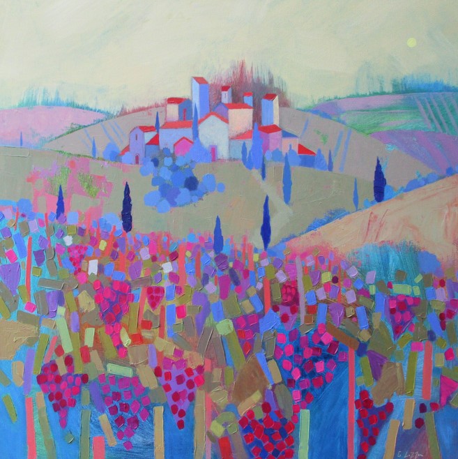 Fine Art Print, Tuscany, Vineyard, Giuliana Lazzerini, Arteviae
