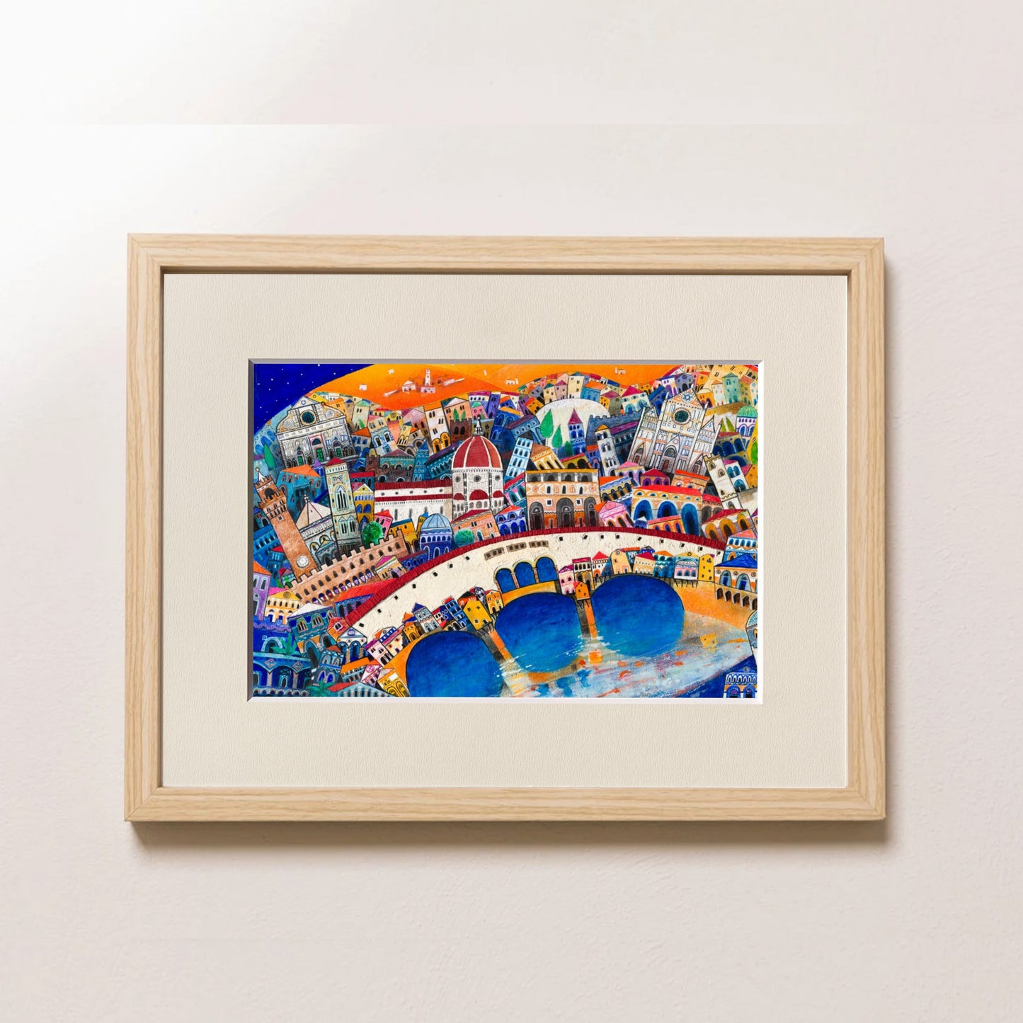 Fine Art Print, Florence, Landscape Horizontal, Paolo Lazzerini, Arteviae