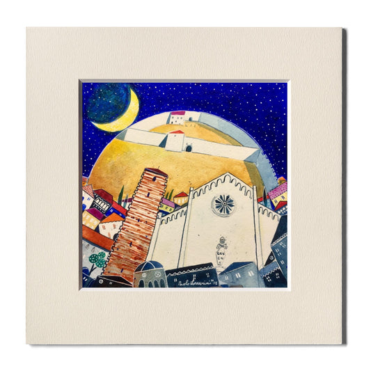 Fine Art Print, Pietrasanta, Moon, Paolo Lazzerini, Arteviae