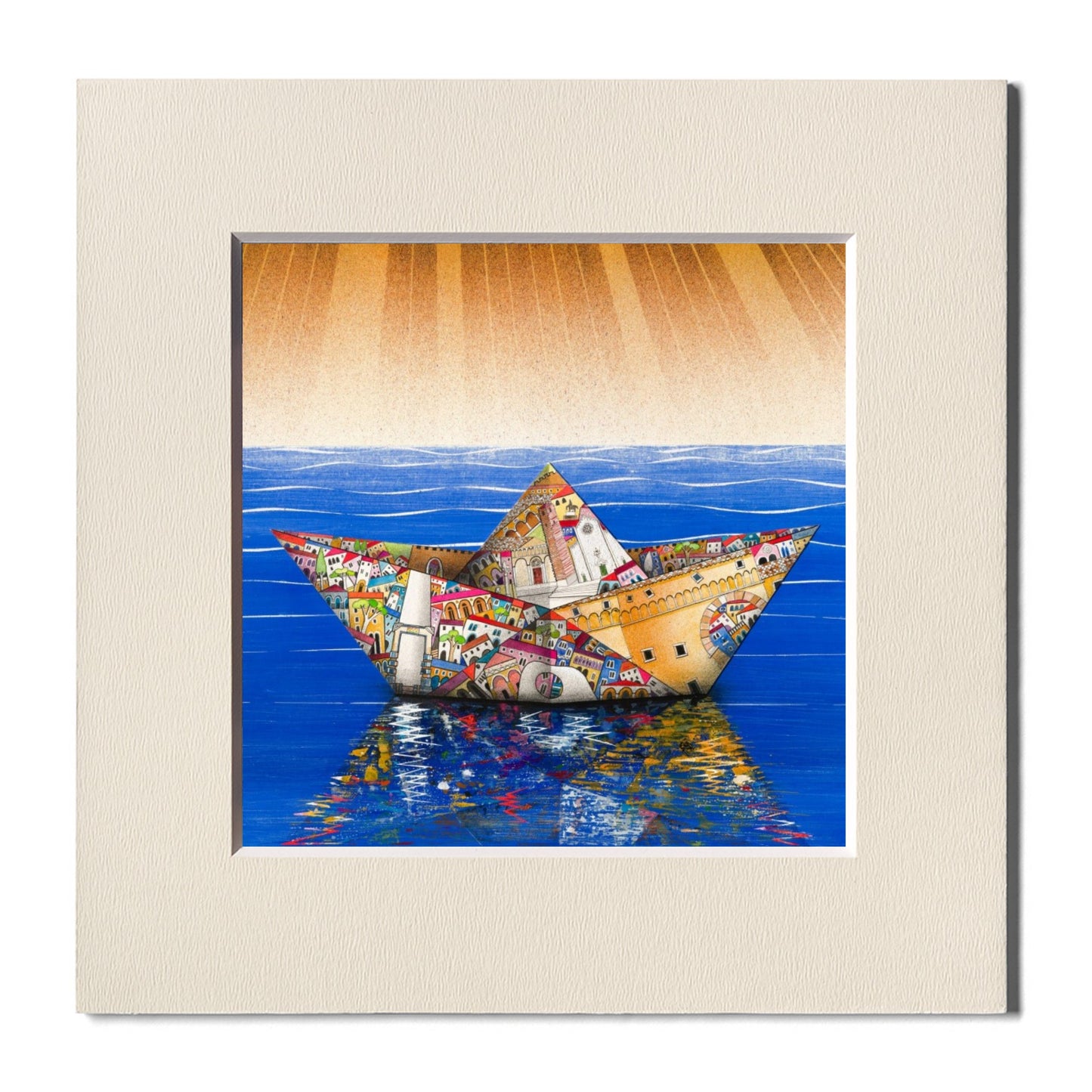 Fine Art Print, Paper Boat, Paolo Lazzerini, Arteviae