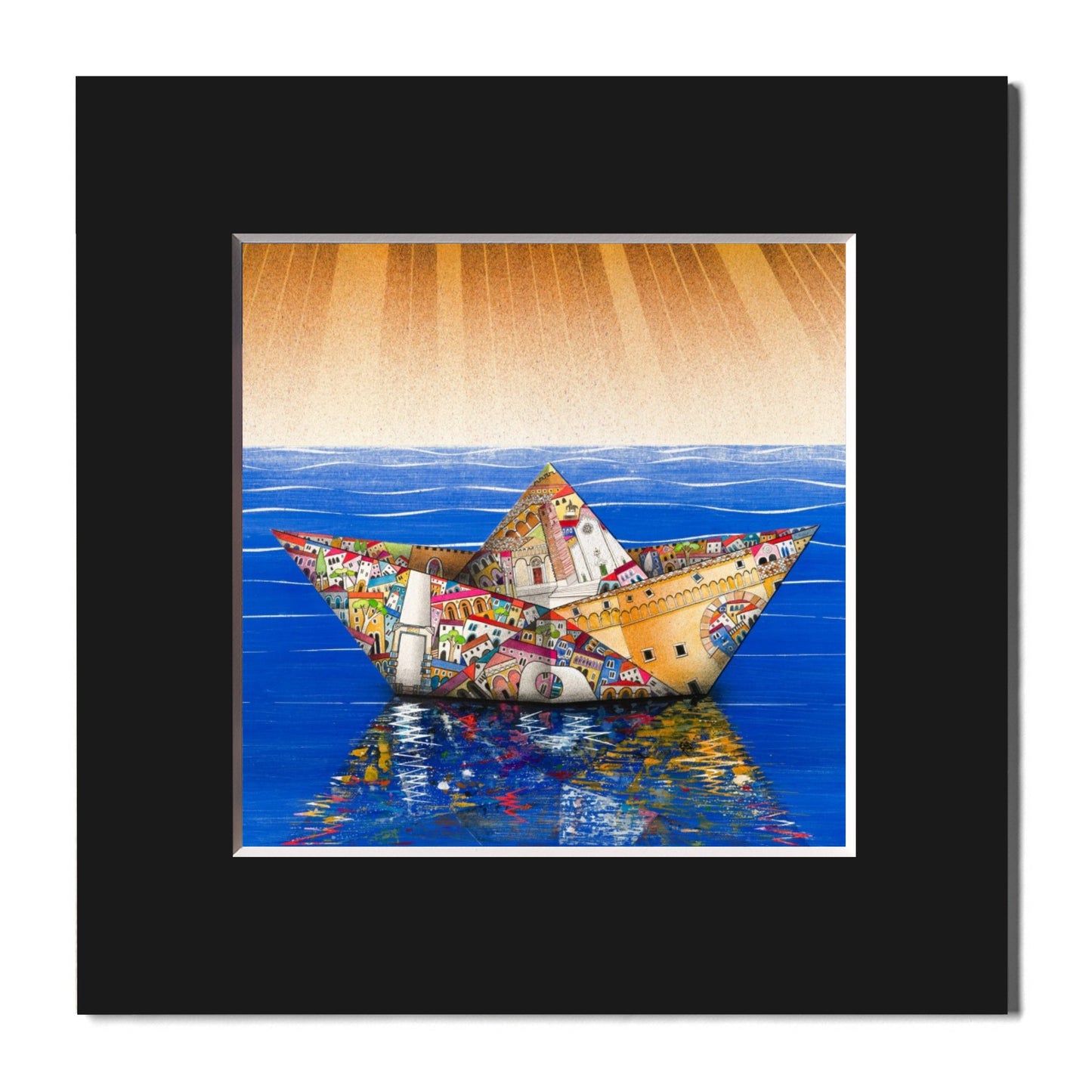 Fine Art Print, Paper Boat, Paolo Lazzerini, Arteviae