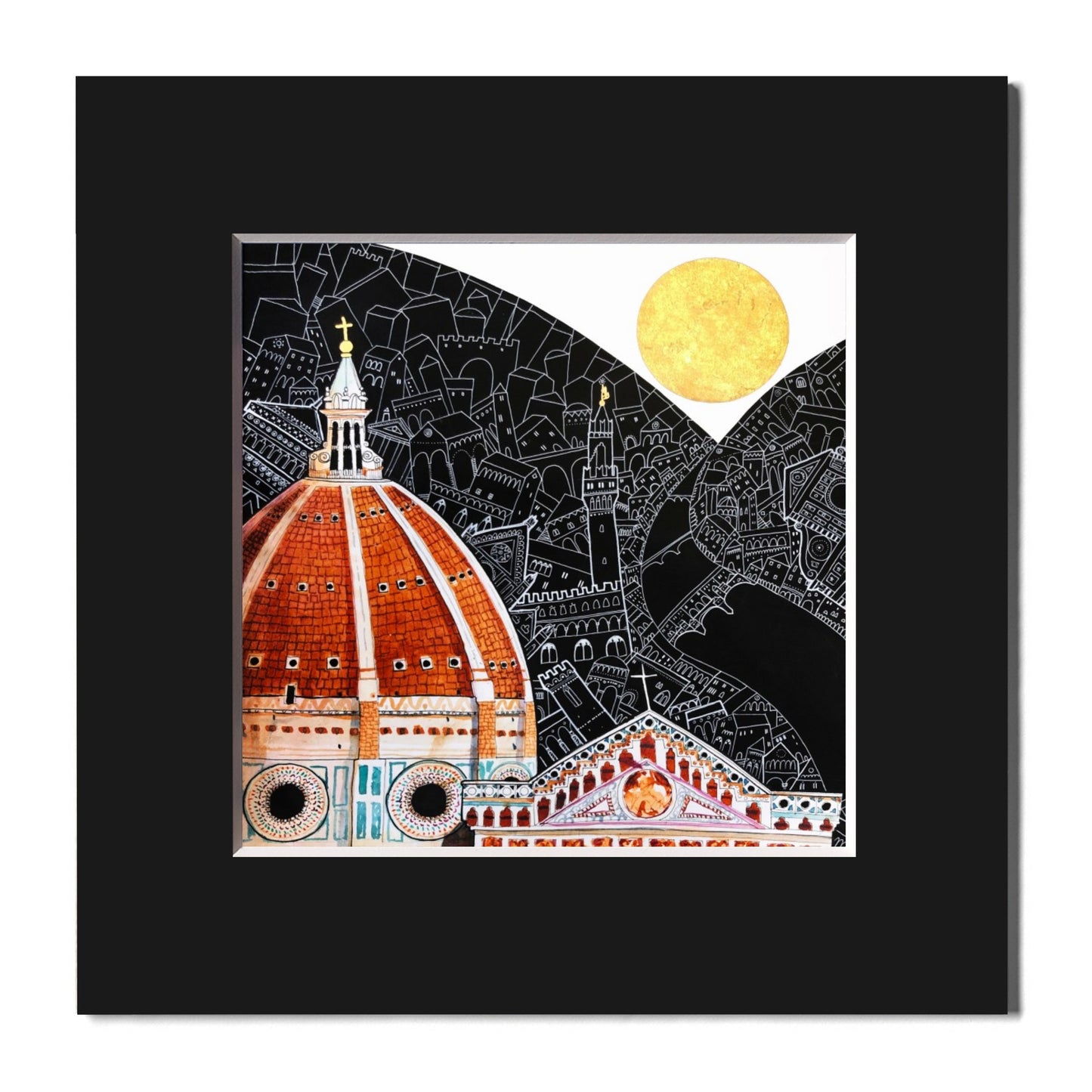 Fine Art Print, Florence, Brunelleschi Dome, Paolo Lazzerini, Arteviae