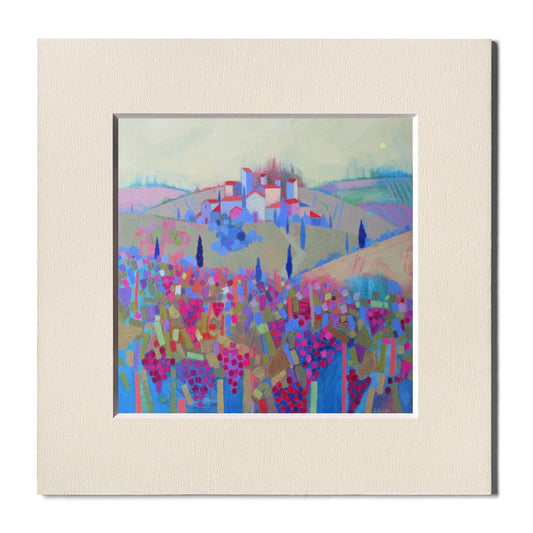 Fine Art Print, Tuscany, Vineyard, Giuliana Lazzerini, Arteviae