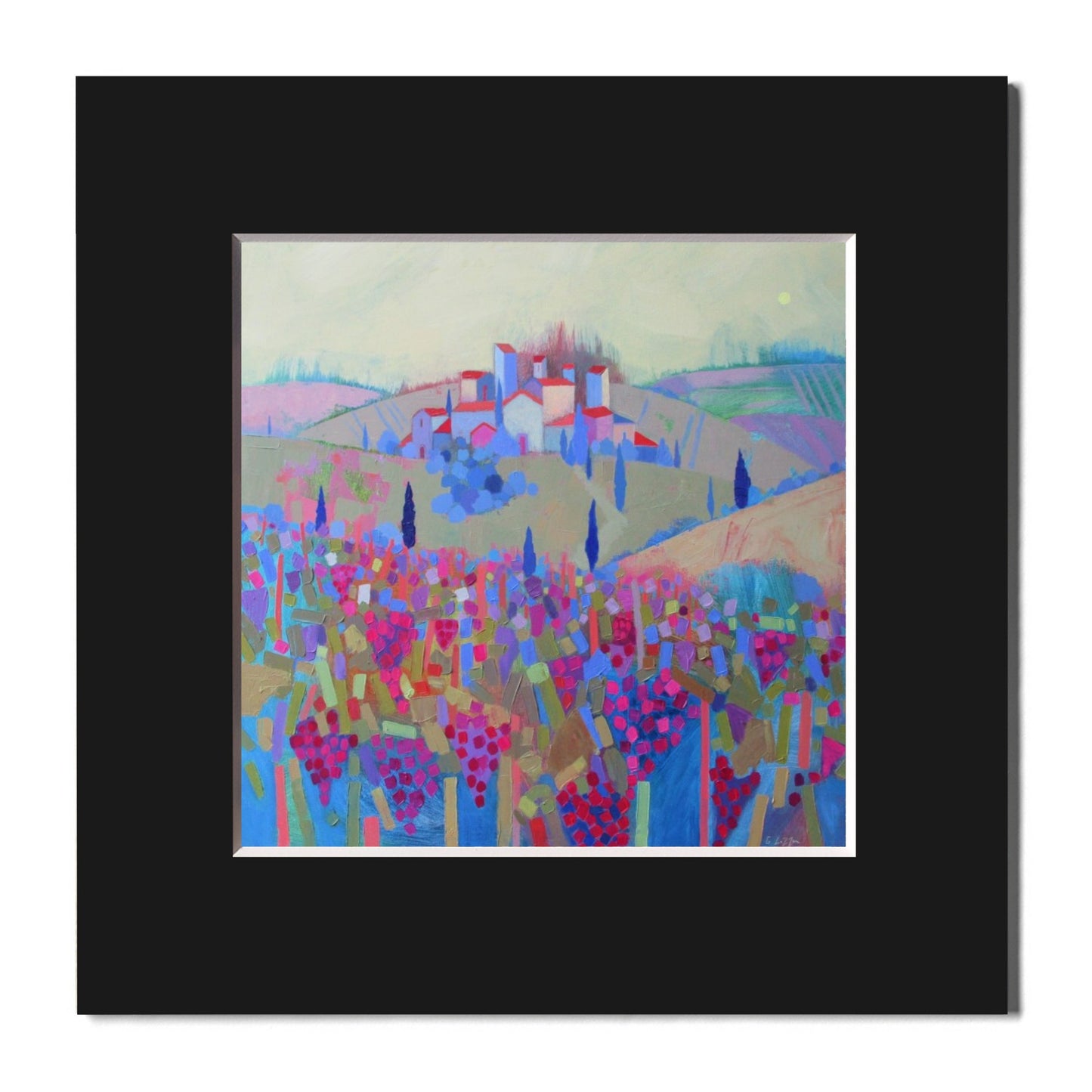 Fine Art Print, Tuscany, Vineyard, Giuliana Lazzerini, Arteviae