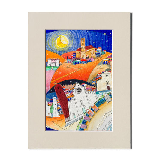 Fine Art Print, Versilia, Moon, Paolo Lazzerini, Arteviae