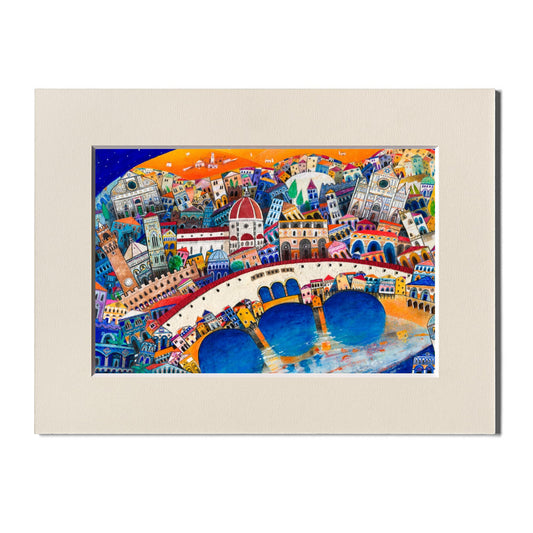 Fine Art Print, Florence, Landscape Horizontal, Paolo Lazzerini, Arteviae