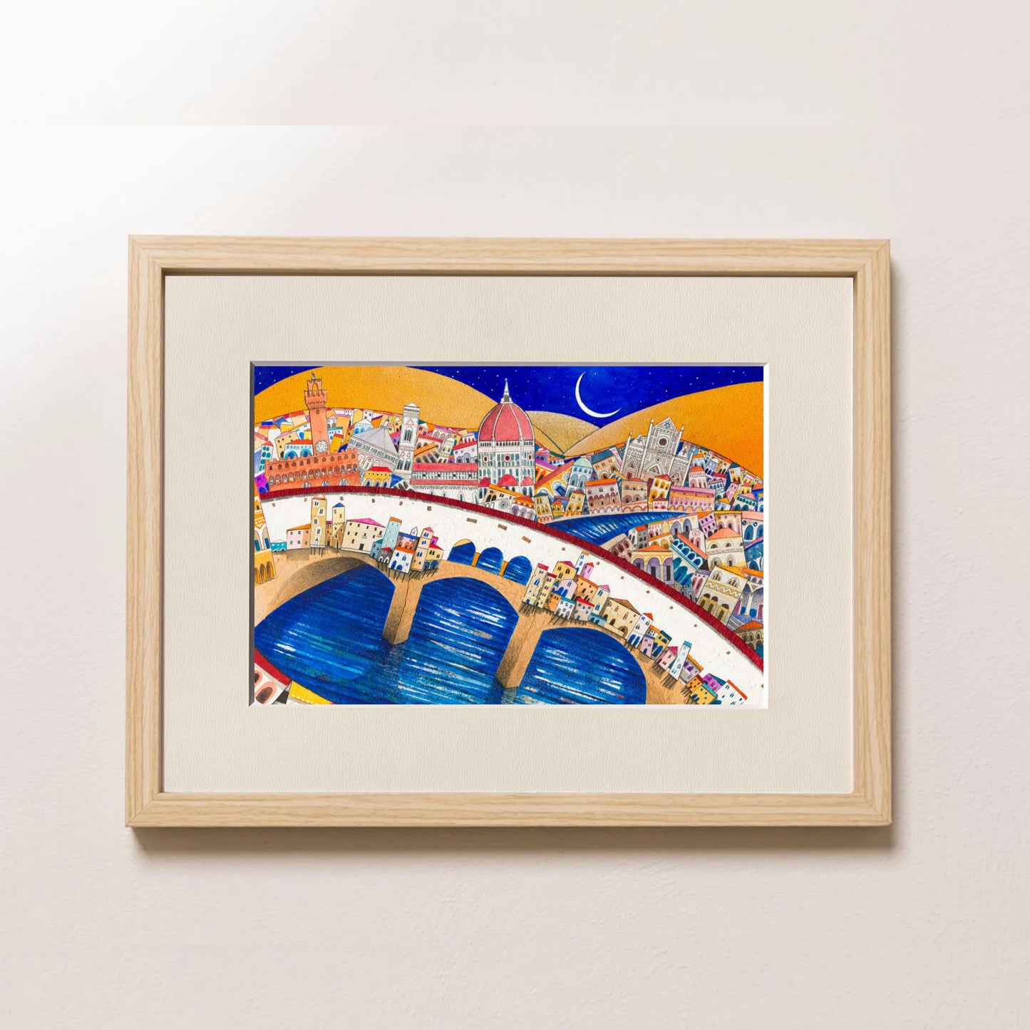 Fine Art Print, Florence, Ponte Vecchio Horizontal, Paolo Lazzerini, Arteviae